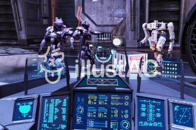 イラストac sf 近未来の壁紙 のフリーダウンロード Daz3d Web Amusement Hyper Activity Land